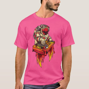 Dj Astronaut Drum and Bass Dnb Electric Psychedeli T Shirt