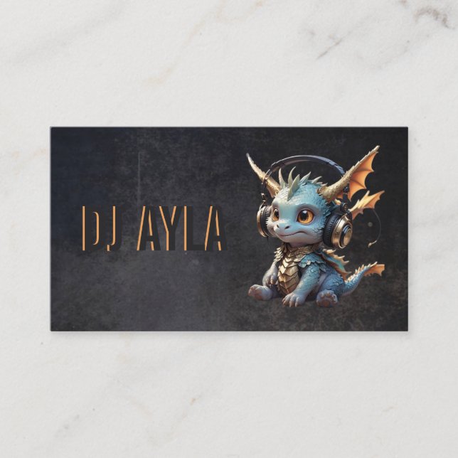 dj Ayla Visitkort (Framsida)