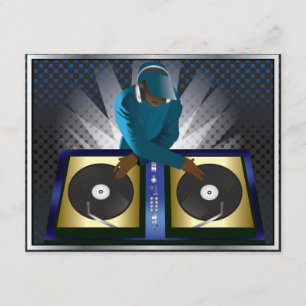 DJ Bachelor Bachelorette Överraskningsfest Inbjuda Inbjudningar