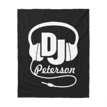 DJ Black & white lägg till ditt namn