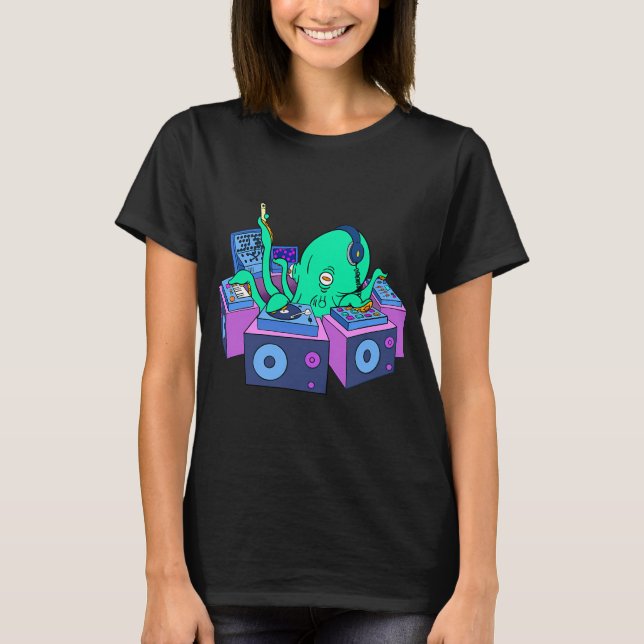DJ Bläckfisken T Shirt (Framsida)
