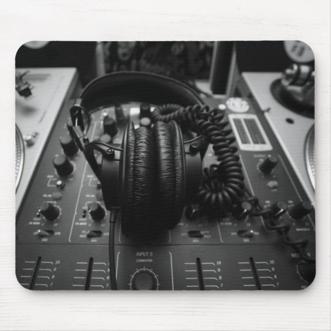 Dj-blandaremusen vadderar musmatta (Framsidan)