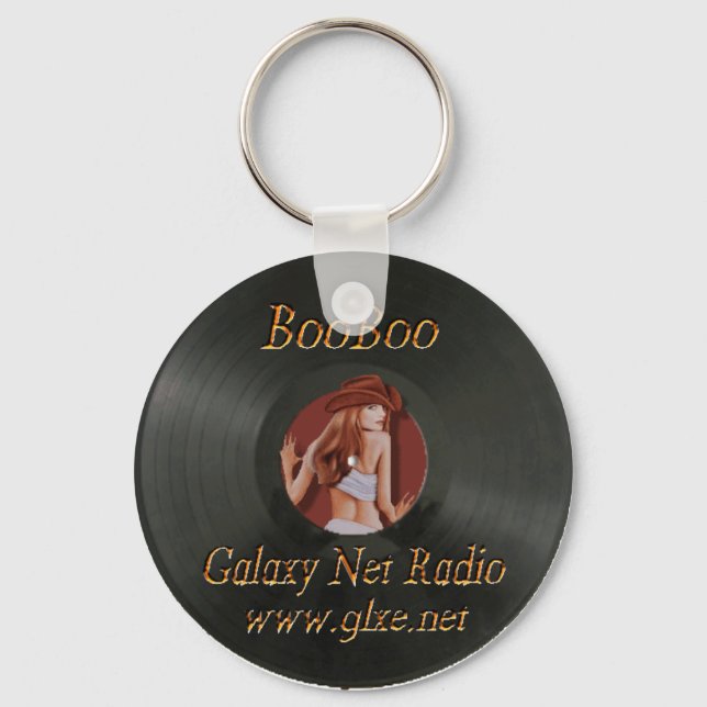 DJ Boo Boo Keychain Nyckelring (Framsida)