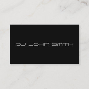 DJ Business Card-mall Visitkort