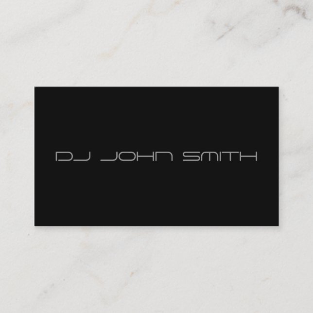 DJ Business Card-mall Visitkort (Framsida)