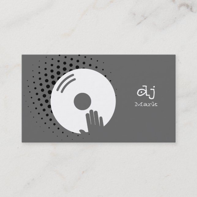 DJ Business CARDS Visitkort (Framsida)