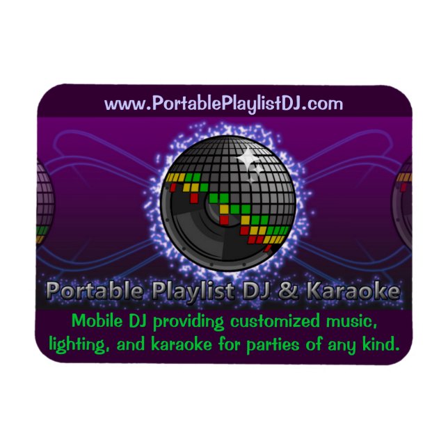 DJ Business Magnet (Horisontell)