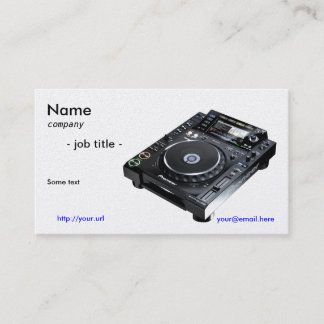 Dj-businesscard Visitkort
