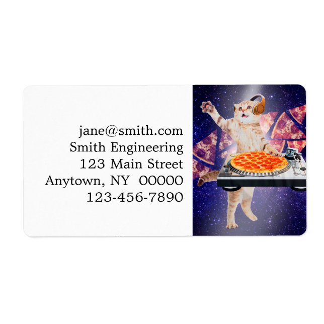 DJ Cat Turntable Mixer Fraktsedel (Framsidan)