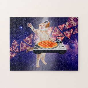 DJ Cat Turntable Mixer Pussel
