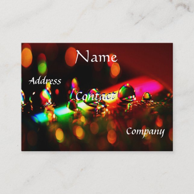 DJ CD-Affärskort I Visitkort (Framsida)