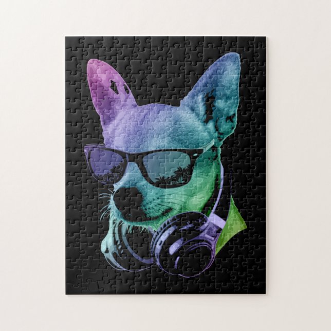 DJ Chihuahua Pussel (Vertikal)