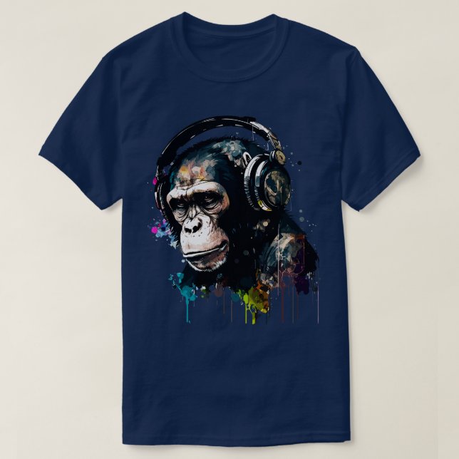 DJ Chimp T Shirt (Design framsida)