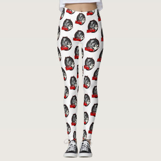 Dj Chris Diablo logotyp Leggings 1