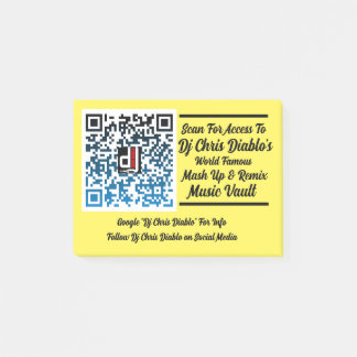Dj Chris Diablo Reklam Post its Post-it Block