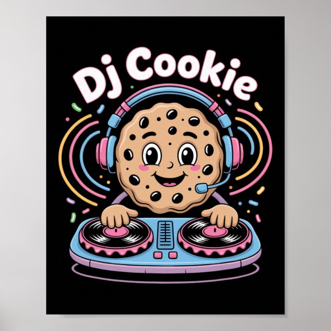 Dj Cookie jul Dj Vibes Poster (Framsidan)