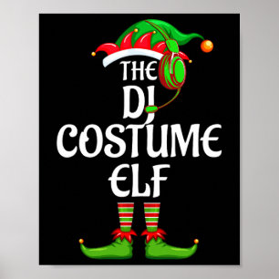 Dj Costume Elf Matching Family Group - Jurspar Poster