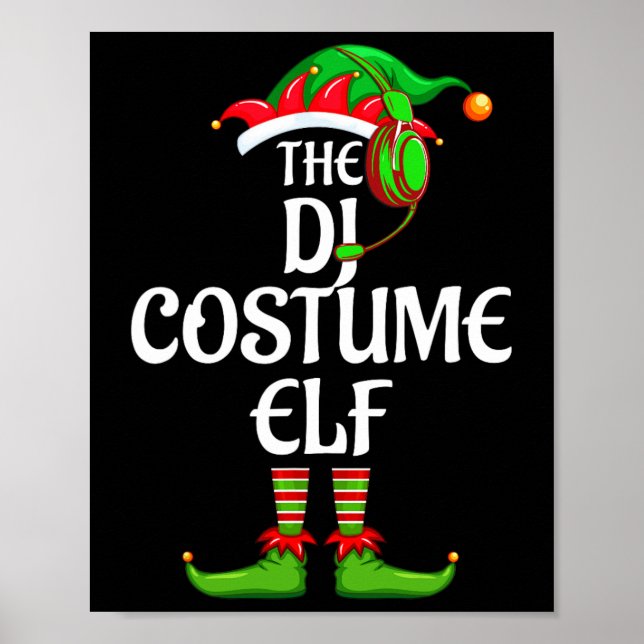 Dj Costume Elf Matching Family Group - Jurspar Poster (Framsidan)