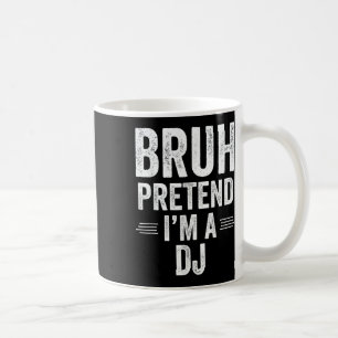 Dj Costume Halloween Bruh pretentive Im A Dj Funny Kaffemugg