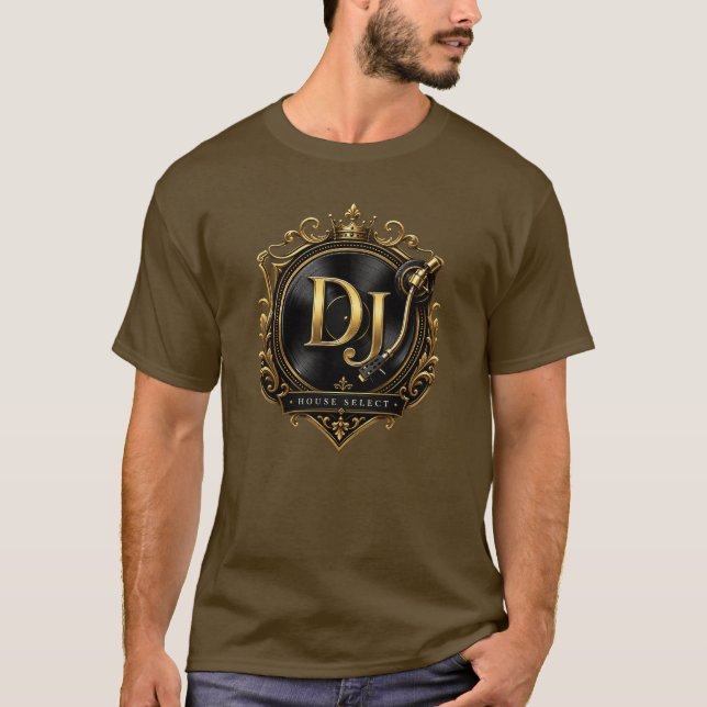 DJ Crest Grafisk T-Shirt (Framsida)