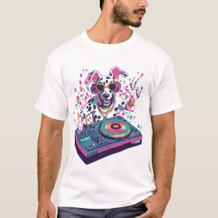 DJ Dalmatian � EDM Rave Party Hund T Shirt