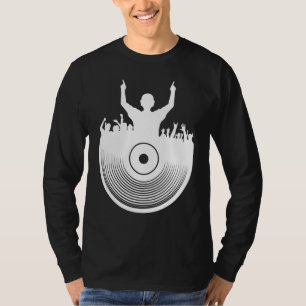 Dj Dance Mix Radio Disk Jockey Deejay Djing Spinni T Shirt