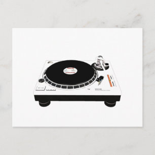 DJ Decks Vykort