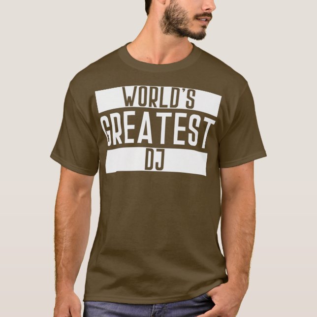Dj Deejay Disk Jockey Night Klubb Djing Premium T Shirt (Framsida)
