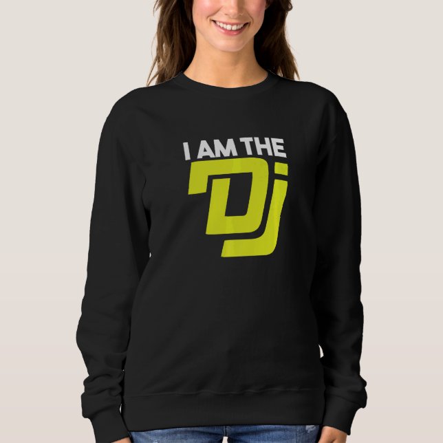 Dj Deejay Party Music Klubb Headphone Turntable Te T Shirt (Framsida)