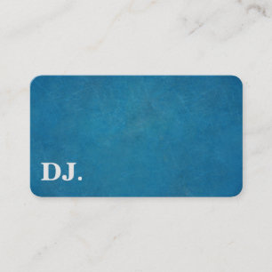DJ Deejay Professionell Bold Text Coola Modern Visitkort