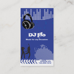 DJ - deejaymusikkoordinator Visitkort