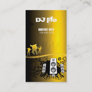 DJ - deejaymusikkoordinator Visitkort