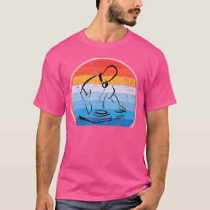 Dj Disc Jockey Techno Evenemang Hörlurar Edm Festi T Shirt