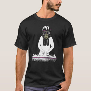 DJ Disk Jockey Monkey 1 T Shirt
