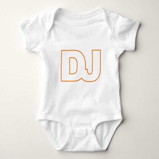 DJ - Diskjockey musik, vinyl, rekord, DJing T-shirt (Framsida)