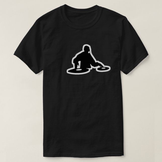 Dj-diskjockeyT-tröja Tee Shirt (Design framsida)