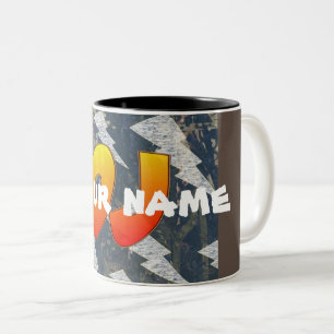 DJ - Ditt namn - Kaffe Mugg