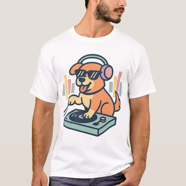 DJ Dog T Shirt (Framsida)
