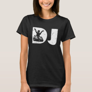 DJ Elektronisk dansmusik DJ:ande T Shirt