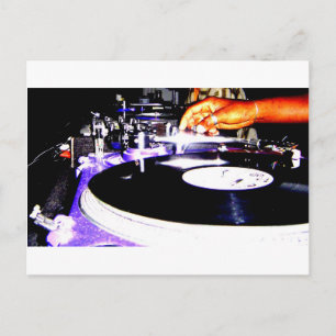 DJ Equipment Vykort