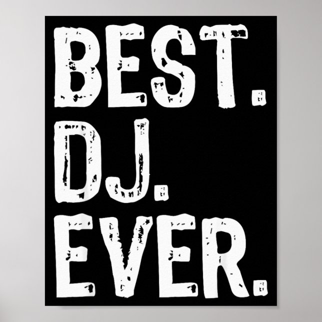 Dj Ever Funny Gift Christmas  Poster (Framsidan)