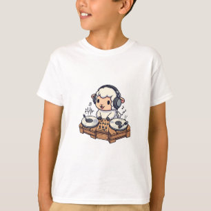 DJ Får Musiker Barn T Shirt