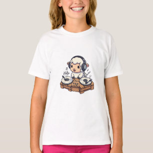 DJ Får Musikmixande Barn T Shirt