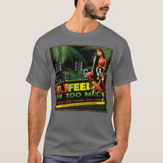 Dj Feel X I moo Mycket Episk 90-tals HipHop T Shirt