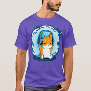 Dj Fox-hörlurar Music Premium T Shirt