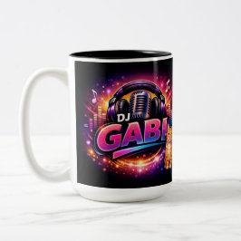 DJ GABI 2 Two-Tone COFFEE MUG Två-Tonad Mugg