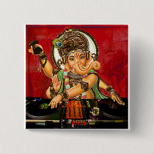 DJ GANESH klämmer fast Knapp