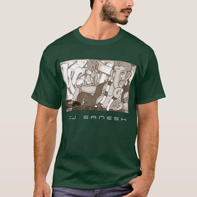 DJ GANESH TEE SHIRT (Framsida)