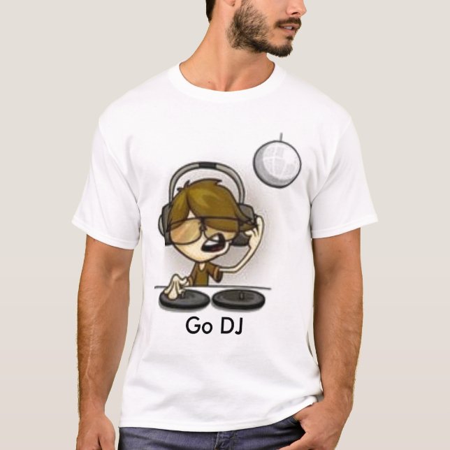 dj går DJ Tee Shirt (Framsida)