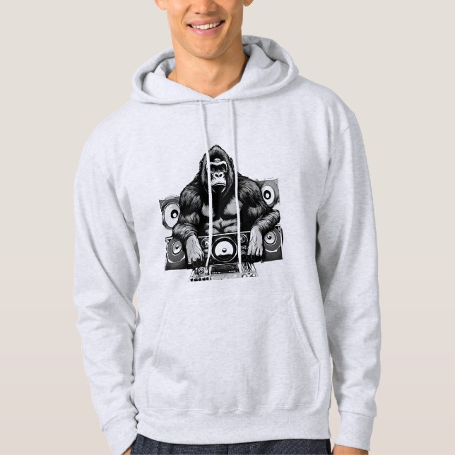 Dj Gorilla hoodie (Framsida)